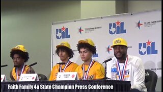 Faith Family 2024 4a State Champion Press Conference