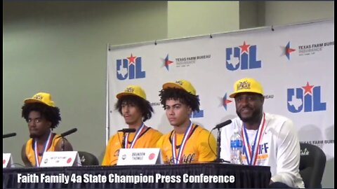 Faith Family 2024 4a State Champion Press Conference