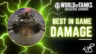 Best In Game Damage | Hellcat 105 | World of Tanks: Console