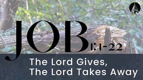 “Job: The Lord Gives, The Lord Takes Away” (Job 1:1-22)
