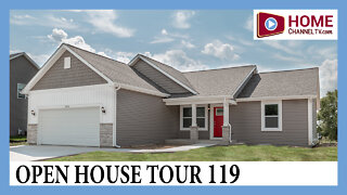 Open House Tour (119) - 1,600 Square Foot Ranch Home in Delavan Wisconsin by US Shelter Homes