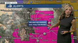 Critical fire danger, red flag warnings for most of eastern half of Colorado Friday