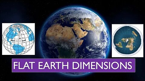 DIMENSIONS OF THE FLAT EARTH: radius, diameter, circumference, distance to Equator, Antarctica