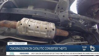Local law enforcement working to crack down on catalytic converter thefts