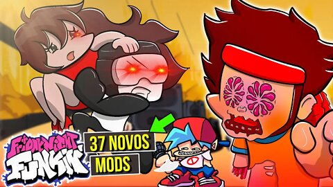 FRIDAY NIGHT FUNKIN é ASSUSTADOR 😈vs Week 7 e 37 NOVOS MODS