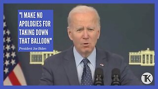 Biden: If Any Object Presents a Threat to the American People, I Will Take It Down