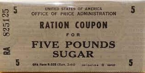 BE READY FOR FOOD RATIONING