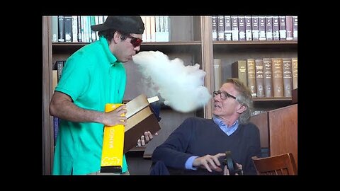 Aggressively Vaping in Peoples Faces