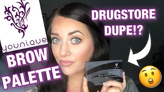 YOUNIQUE MOODSTRUCK BROW OBSESSION PALETTE DRUGSTORE DUPE