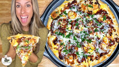 French Onion Pizza