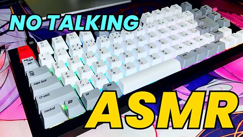 [ASMR] Relaxing Keyboard Clicking with Piano | 10 Minutes