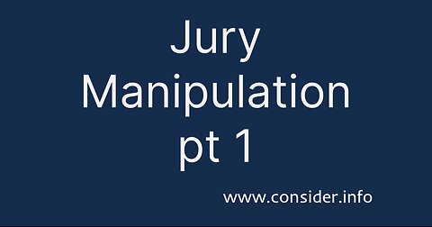 #68, Jury Manipulation, pt 1