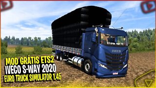 Iveco S-Way 2020 Chassi Rígido Com Várias Cargas para Euro Truck Simulator 2 Versão 1.45