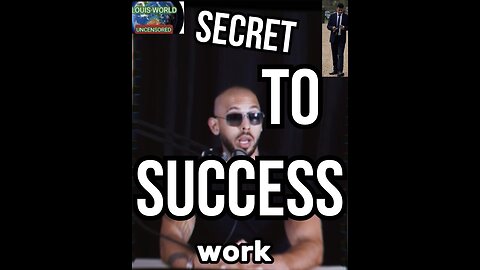 Andrew Tate -Secret to my success