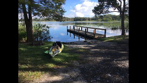 Kayak Fly Fishing Review of Lake Maude in Polk County, Florida