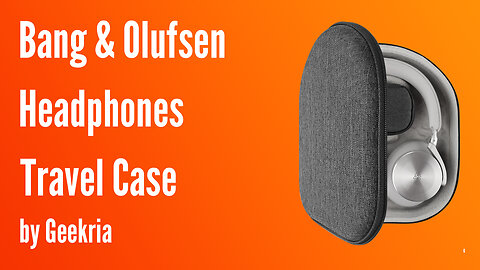 Bang & Olufsen Over-Ear Headphones Travel Case, Hard Shell Headset Carrying Case | Geekria