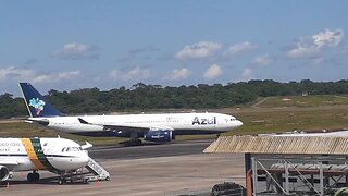 Airbus A330 PR-AIW pousa em Manaus vindo de Campinas