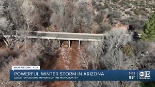 Flooding in parts of Arizona's high country