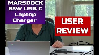 65 Watt MARSDOCK USB Type C Laptop Charger