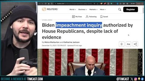 BIDEN IMPEACHMENT BEGINS, MEDIA LIES CLAIMING NO EVIDENCE AS GOP VOTES TO START IMPEACHMENT INQUIR..