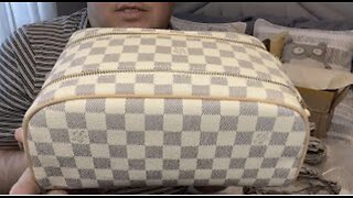 Bougie On A Budget!! Review! DHGATE - LV Large Toiletry Bag Azur print