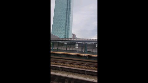 Court Square subway platform in Long Island City, Queens. June 3, 2024.