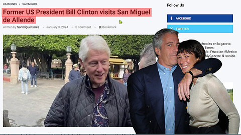 Patreon Video 69 - BB Got A Gun, Illuminati Symbolism All Over Mexico, Bill Clinton Visit’s