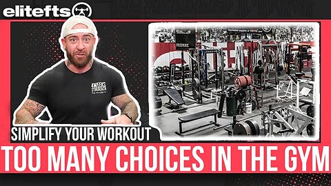 Simplify Your Workout | Too Many Choices In The Gym With Aram Grigorian