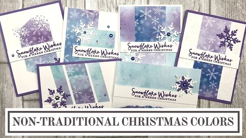 6 Simple Christmas Cards | Stampin Up Snowflake Wishes