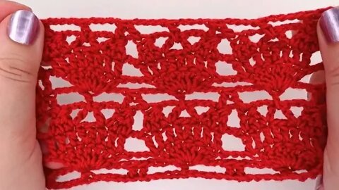 How to crochet tulip stitch simple tutorial by marifu6a