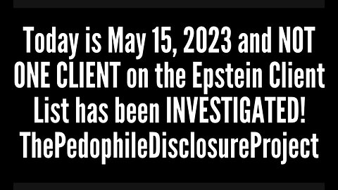 BREAKING PEDOPHILE ARRESTS - 5.15.23