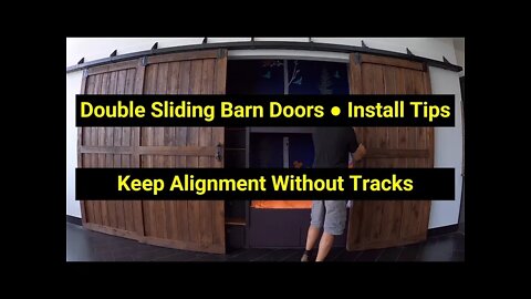 Double Sliding Barn Doors ● Design Ideas, Required Hardware, & Install Tips for Your Barndominium