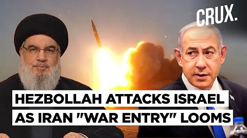 Massive Hezbollah Drone-Rocket Attack On Israel As IDF Kills Elite Commander & "Five Fighters" | NE