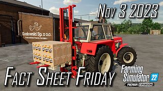 🚨 Farming Simulator 22 News 🚨 Fact Sheets Nov 3 2023