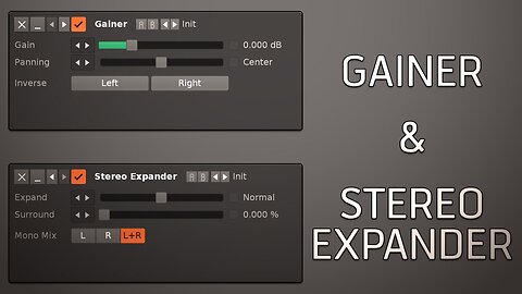Gainer & Stereo Expander