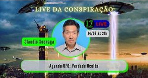 Agenda UFO: Verdade Oculta | Sérgio Beck e Cláudio Suenaga | Live no Canal STUDIO17