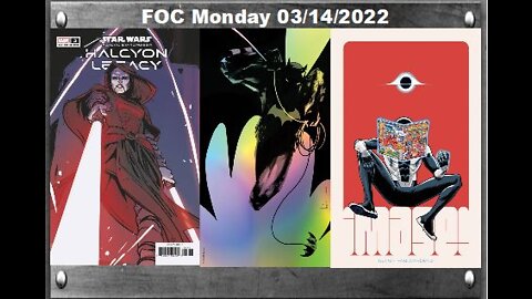 Comic Book Final Order Cuttoff for 03/14/2022