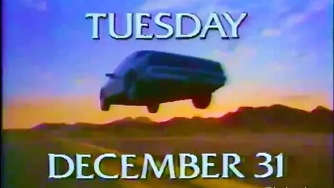 1986 "Flying Oldsmobile" New Years Sale Commercial