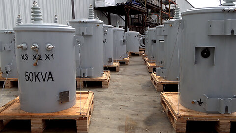Pole Mount Transformer - Residential Power and Electricity 50 KVA