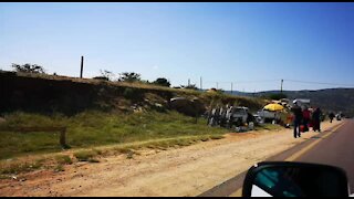 SOUTH AFRICA - Polokwane - ZCC busses on the road to Moria (cell image and videos) (MZC)