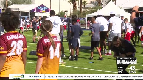 NFL prospects invest in Las Vegas youth days before NFL Draft