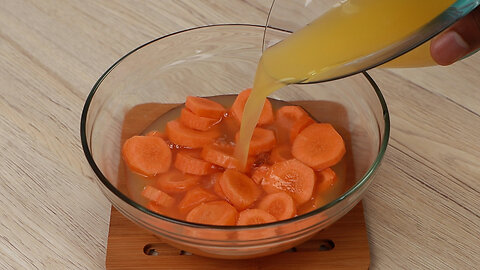 Add Orange Juice to Carrot and Make This Delicious Recipe! Super Fast and Easy