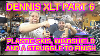 Dennis' XLT Part 6. Struggle to the finish line. Vintage Polaris Snowmobile sled triple