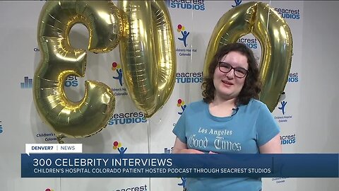 Colorado Children's Hospital patient wraps up 300 celebrity interviews