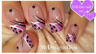 Cute polka dot nail art tutorial