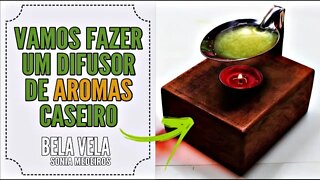 DIFUSOR CASEIRO - VEM FAZER #candle #comofazervelas #aromaterapia