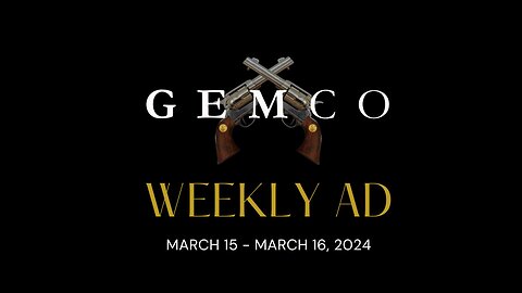 Weekly Ad - 3/15 - 3/16