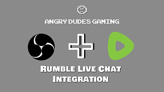 **UPDATE IN DESCRIPTION** OBS-Rumble Live Chat Integration