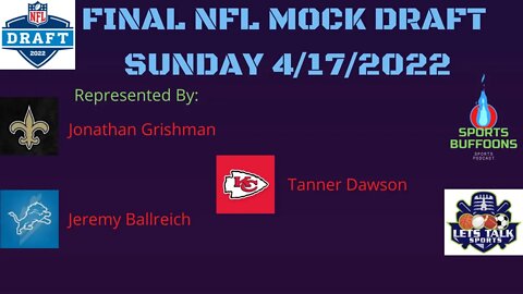 NFL Finale Mock Draft With Multiple Teams | Part 1