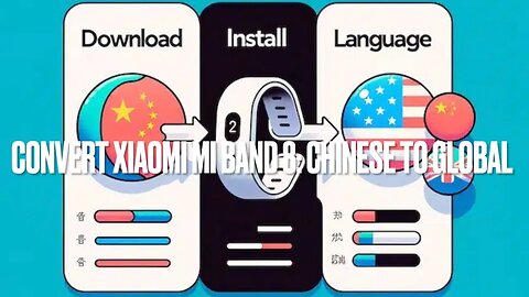 How to convert Xiaomi Mi Band 8 China to Global